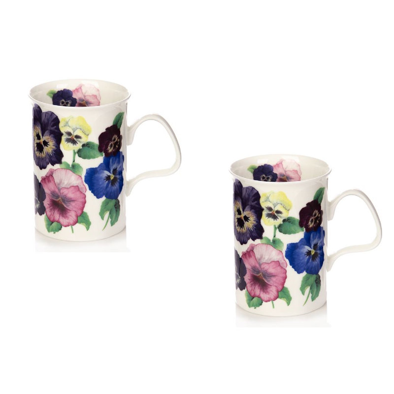 Jody Bone China Coffee Mug, Yellow/Brown