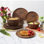 Service de table 12 pièces, service de vaisselle en mélamine avec bols et assiettes, service de vaisselle léger pour 4 personnes, grain de bois