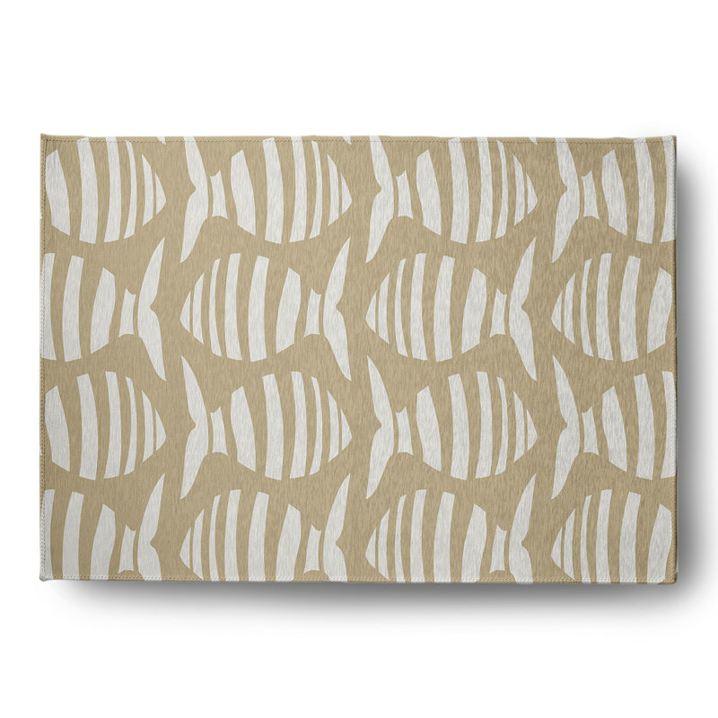 Marenisco Chenille Animal Print Indoor Rug, Rectangle 5' x 7'
