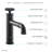 Avallon Single Hole, Single-Handle Wheel, Bathroom Faucet-51092072