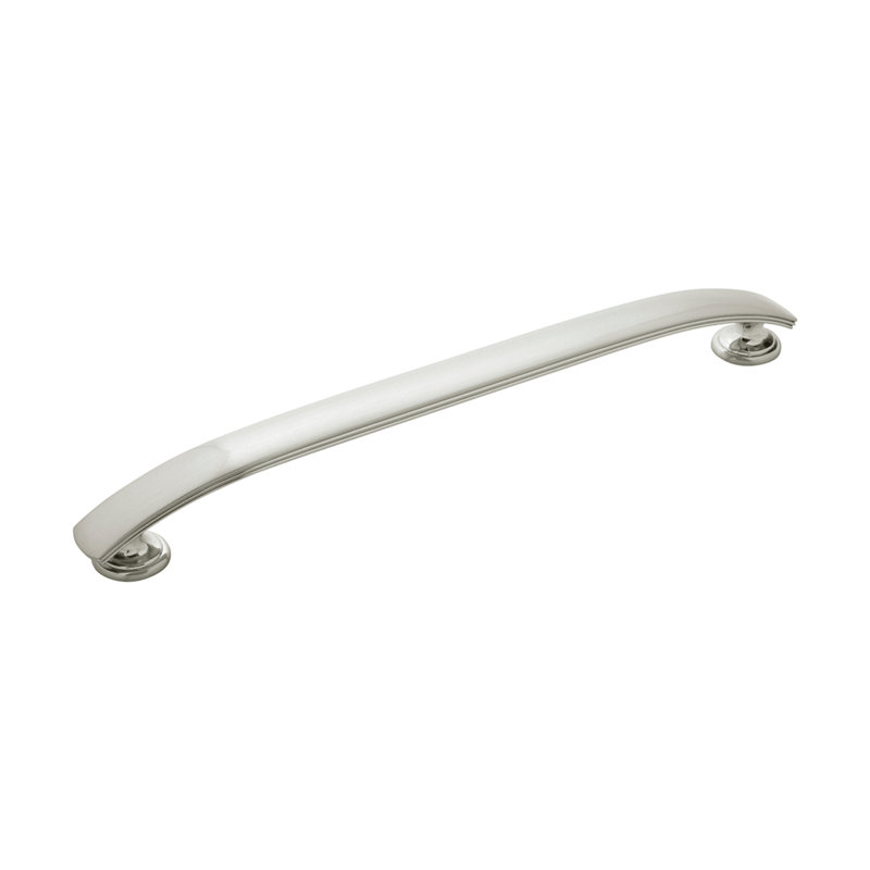 American Diner Collection Appliance Pull - 12" Center to Center Cabinet Pull Satin Nickel - Transitional, Traditional Hardware for Drawers & Cabinets 