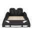 Lit plateforme à roulettes Race-1341261413