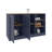 Kitchen Island, Three Open Shelves, Two Cabinets Doors With Interior Storage Option, Floorstanding Island, Kitchen Organizer And Decor