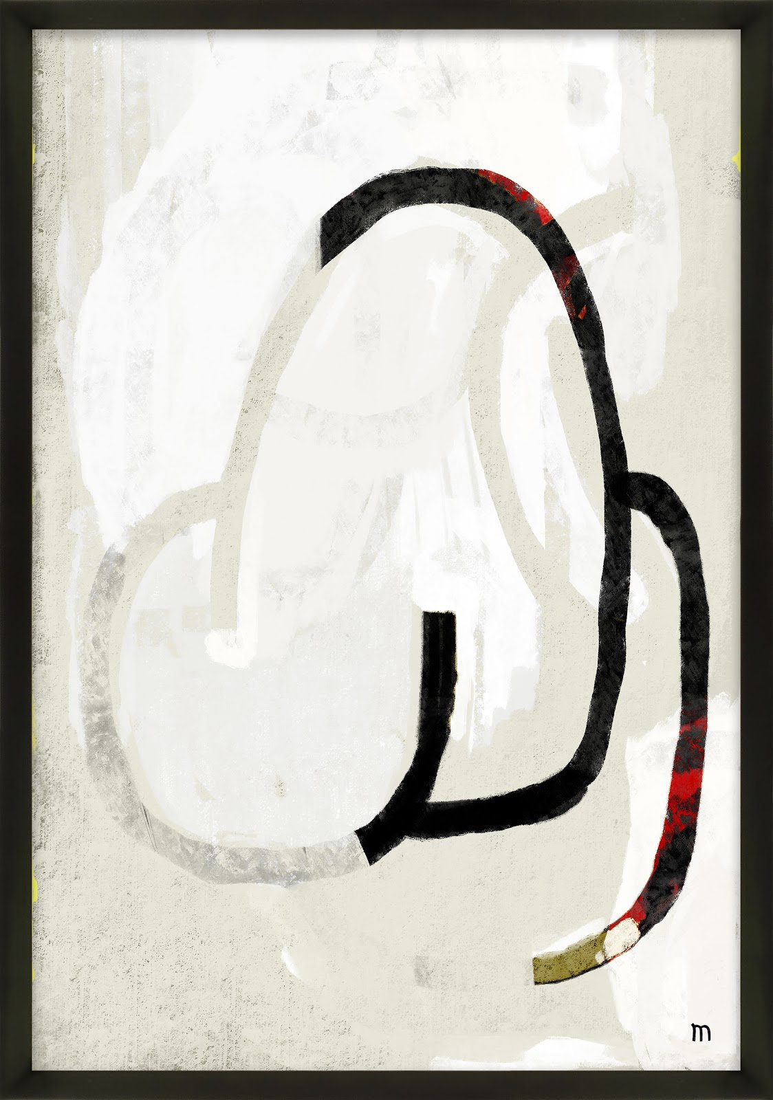 Unfinished by StudioM, Black, 50" H x 35" W x 1.25" D