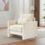 Chaise d'appoint moderne, fauteuil rembourré en chenille-106863212