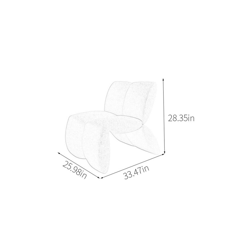 Creative curved negotiating sofa