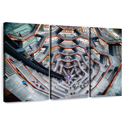 Lilie intérieur du navire Hudson Yards Manhattan