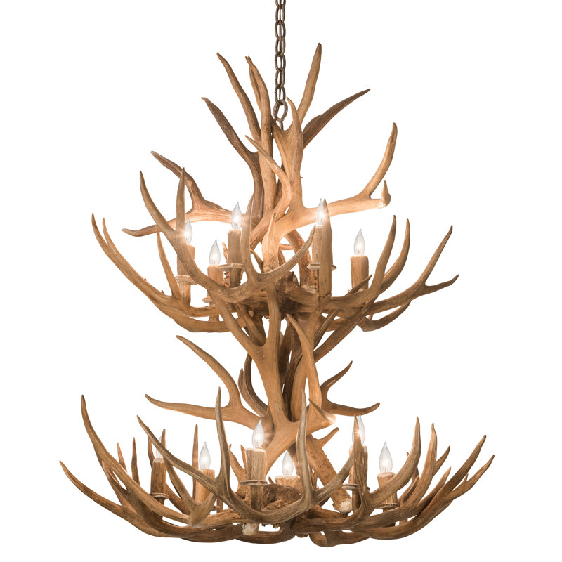 Rustic Lodge 12 - Light Chandelier
