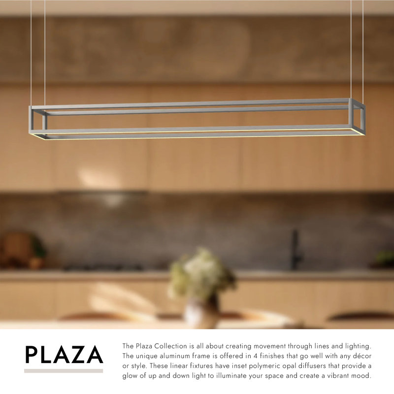 Plaza 1 - Light LED Pendant, White