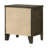 2-Drawer Nightstand Bedside Table Dark Cocoa