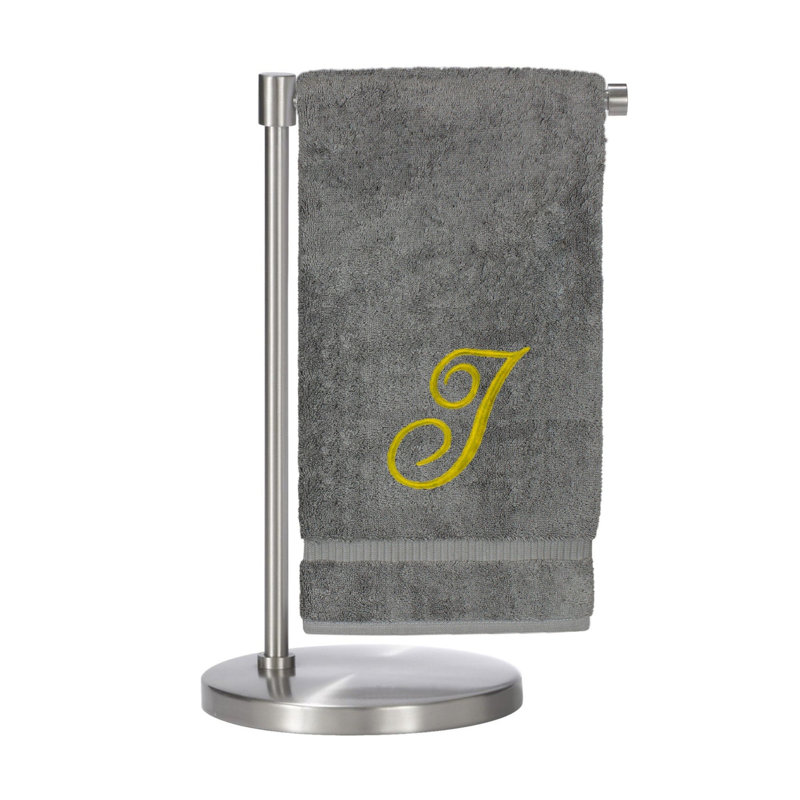 Super Plush Bath Towel, Gray/Gold, I