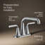 Tone Two-Handle Centerset Bathroom Sink Faucet with Clicker Drain, 1.2 GPM-1159911850