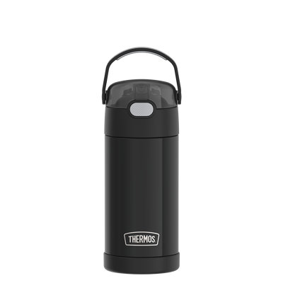 12 oz Bouteille d'eau en acier inoxydable Funtainer® - noire