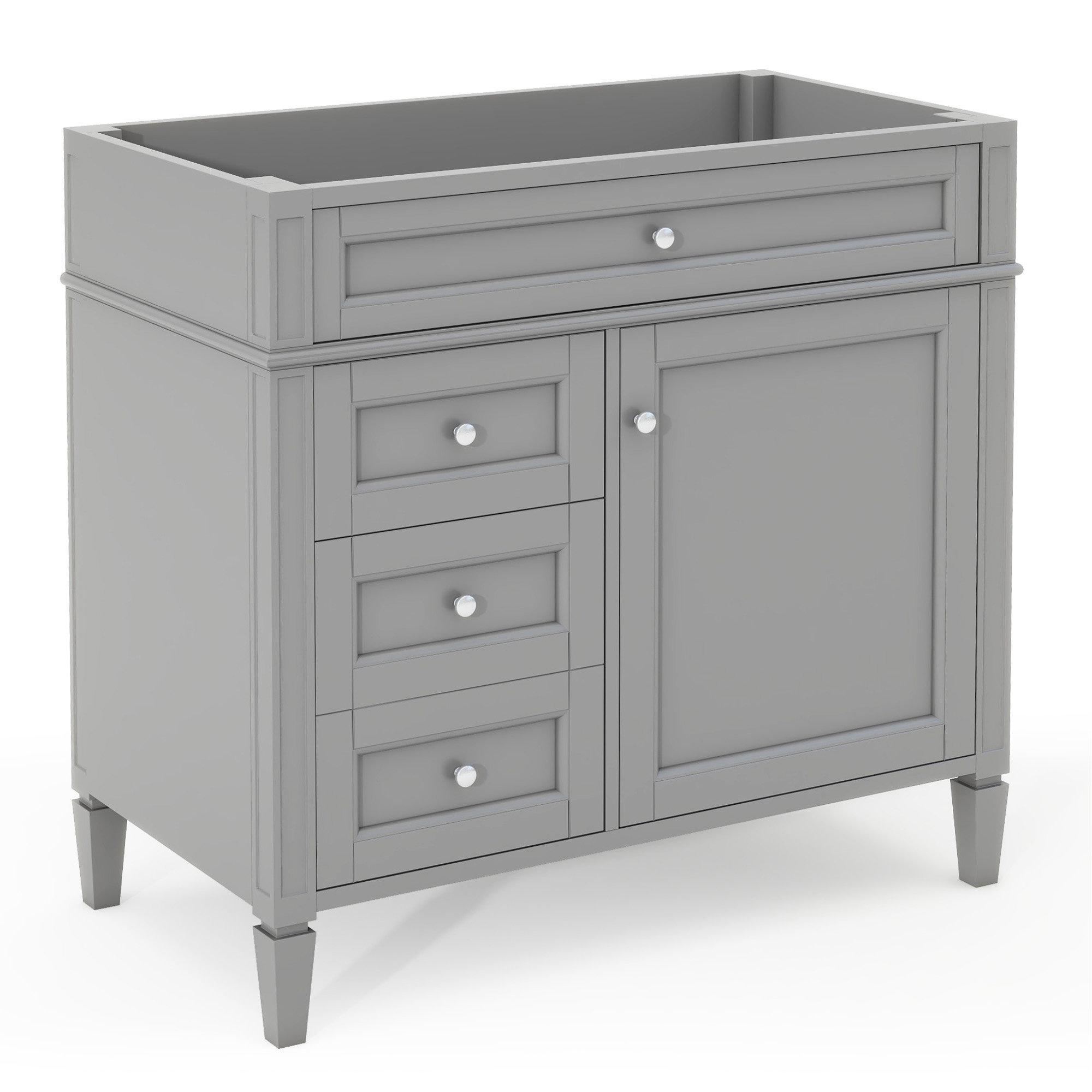Charlton Home® 36'' Bathroom Vanity Without Top Sink, Modern Bathroom ...