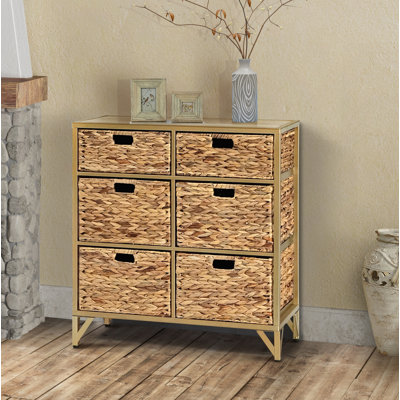 Commode décorative 6 tiroirs Pensacola