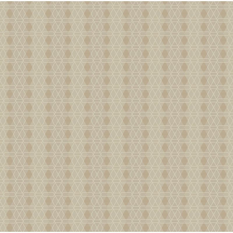 Rouleau de papier peint L 33 pi x l 21 po Taylor Diamond, Beige
