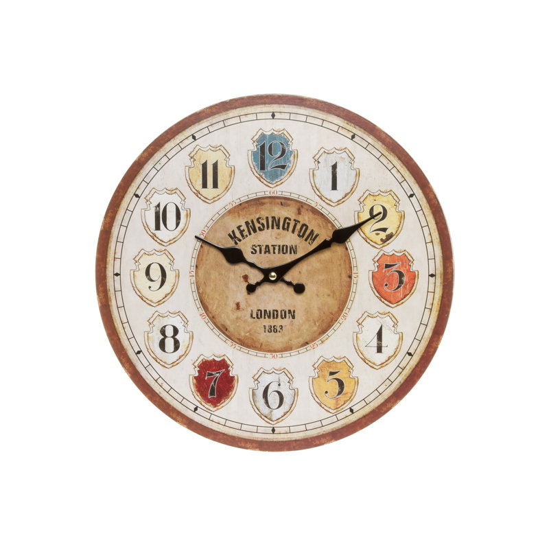 Couture Wood Wall Clock