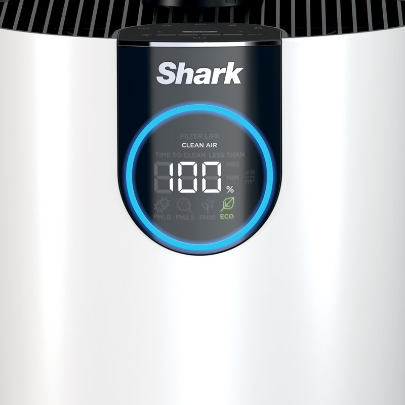 Shark White HEPA Filter Tower Air Purifier for 500 sq. ft.