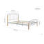 Marylisa Metal Bed-13663905