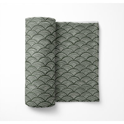 Rolling Waves Velveteen Fleece Blanket