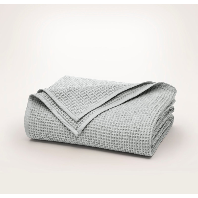 Waffle Bed Blanket, Shore, Queen