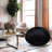 Velvet Bean Bag Chair, Red-3Ft Plush Floor Chair For Kids And Adults W/ Washable Cover, Lounge Chair With Stretchable Fabric, Comfy Bedroom Chair, Filled With Shredded And Memory Foam.-1259477321-1259477323