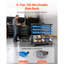 10 cm W Steel and Rubber Storage Rack