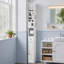 Armoire de rangement haute noire à 4 tablettes Tall-1182381595