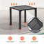 Table d'appoint carrée en aluminium-371539575