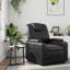 Fauteuil inclinable manuel Budmir, dossier / repose-pieds réglable, cuir-251869927