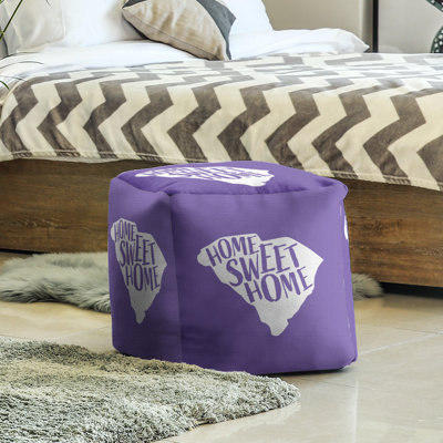 Upholstered Polyester Blend Cube