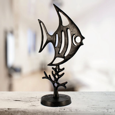 ANGEL FISH Iron Ornament 37cm