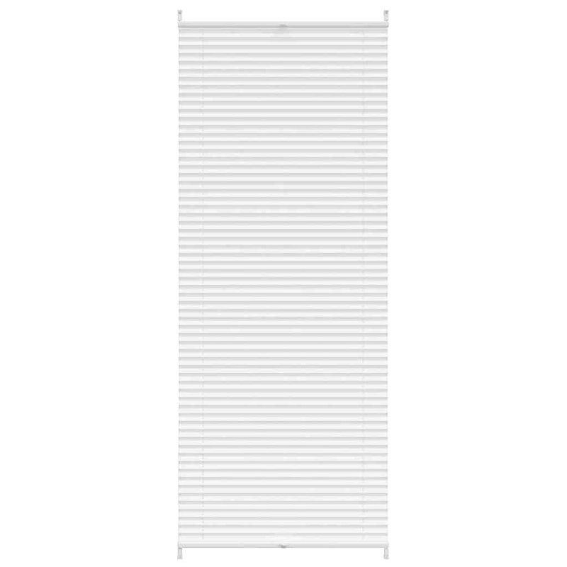 Room Darkening Pleated Blind, 90cm W x 200cm L, White