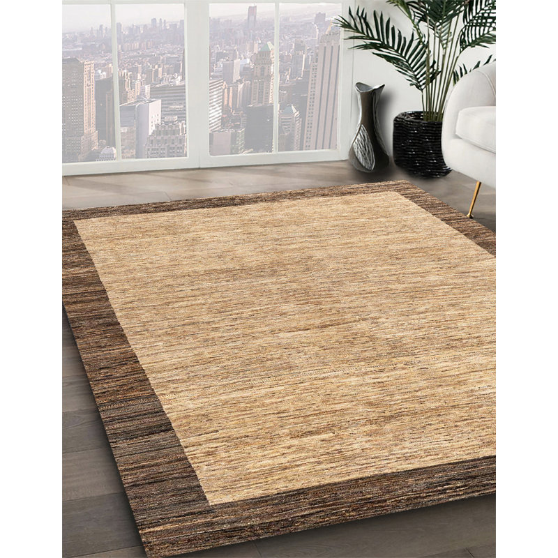 Tapis abstrait moderne 4227, Carré 7 pi