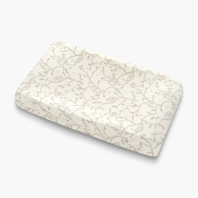 Animal Parade Changing Pad Cover, Ivory