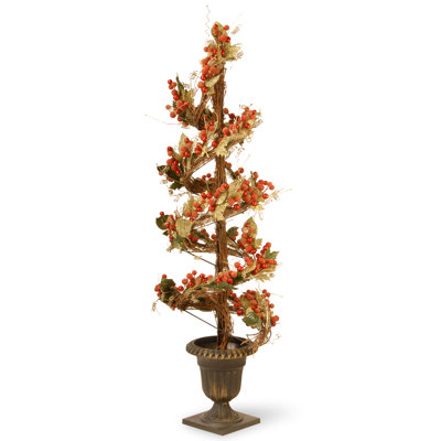 48" Berry/Leaf Vine Topiary