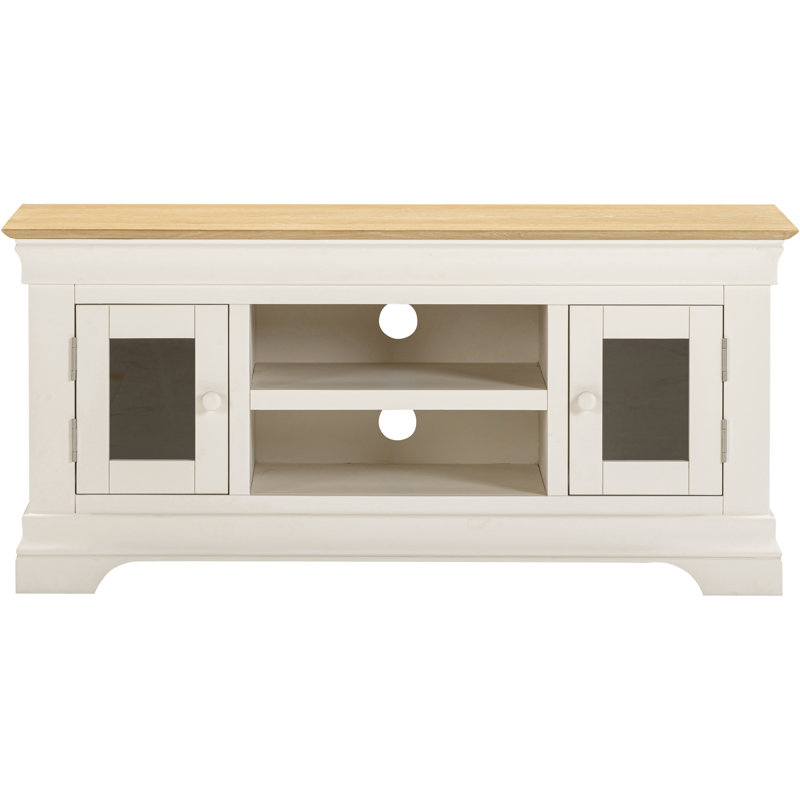Adaleya TV Stand, 57cm H x 120cm L x 43cm W, Ivory