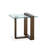 Khan Glass Top End Table