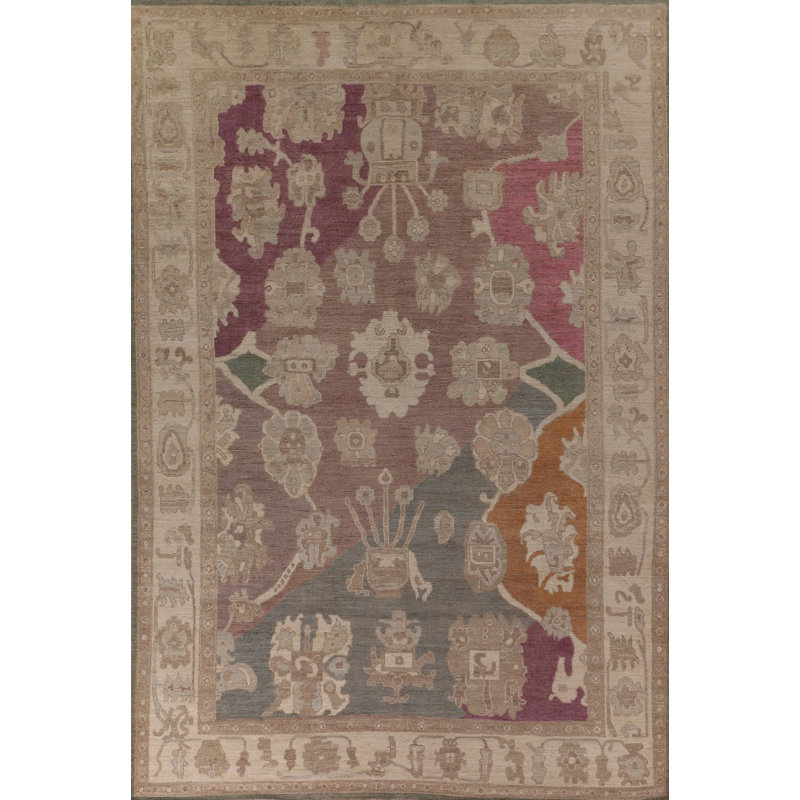 Tapis floral All-Over Oushak 9