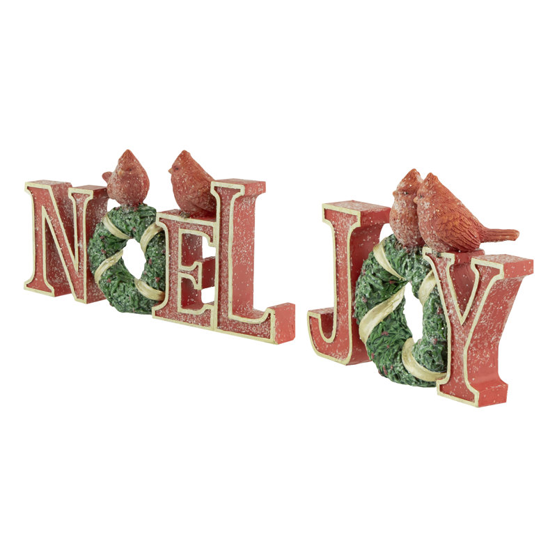 Enseignes de Noël «Joy» et «Noel»