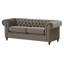 Burks 3 Seater Velvet Sofa-1305899593