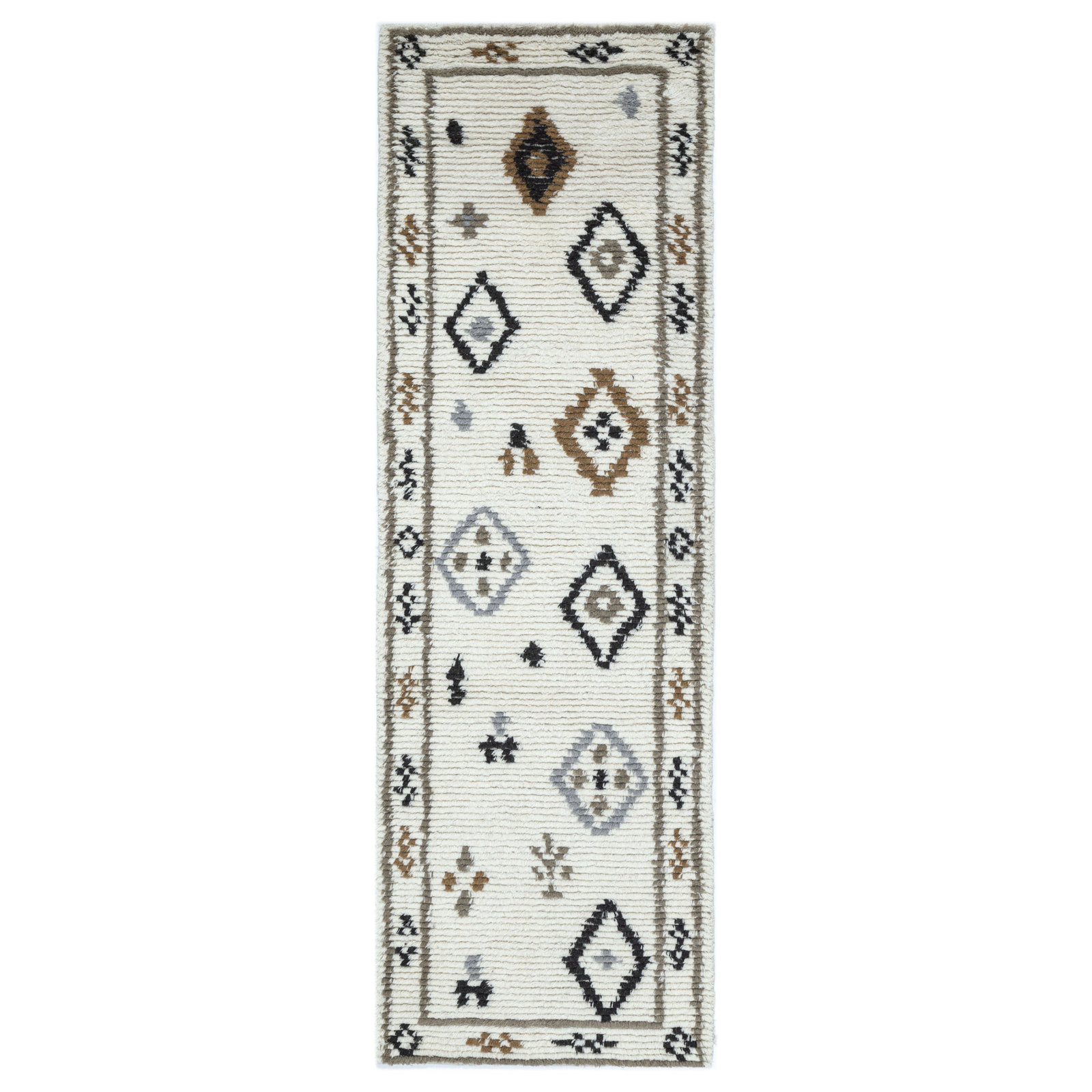 Rivah Hand-Tufted Geometric Rug, Runner 2'6" x 8'