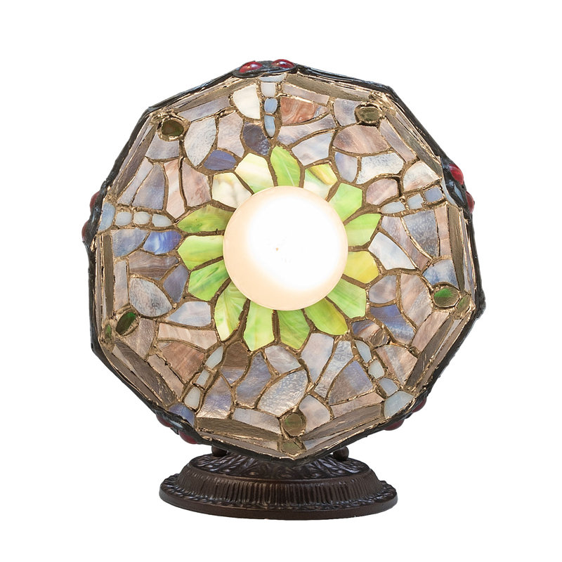 1 - Light Armed Sconce, Green/Blue/Purple/Red, Bell