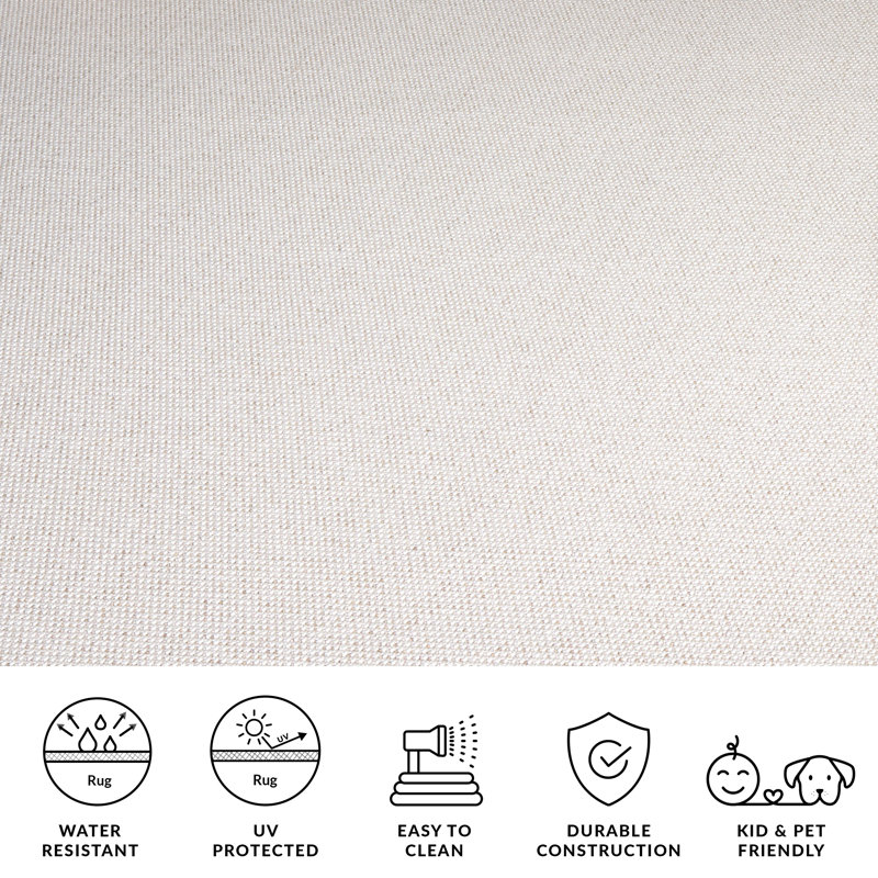 Tapis d'intérieur / extérieur Zyire, Rectangle 5 pi 3 po x 7 pi 6 po