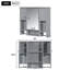 35'' X 28'' Modern Wall Mounted Bathroom Storage Cabinet-1634295508