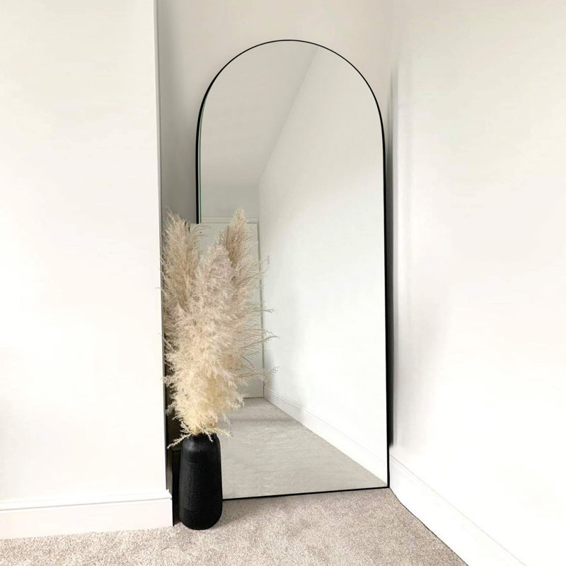 Miroir sur pied pleine longueur Classic, H 65 po x l 22 po, Noir