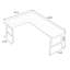 Bureaux en bois massif en L Burlywood-107559278-107559281