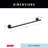 Trinsic 18" Wall Mounted Towel Bar