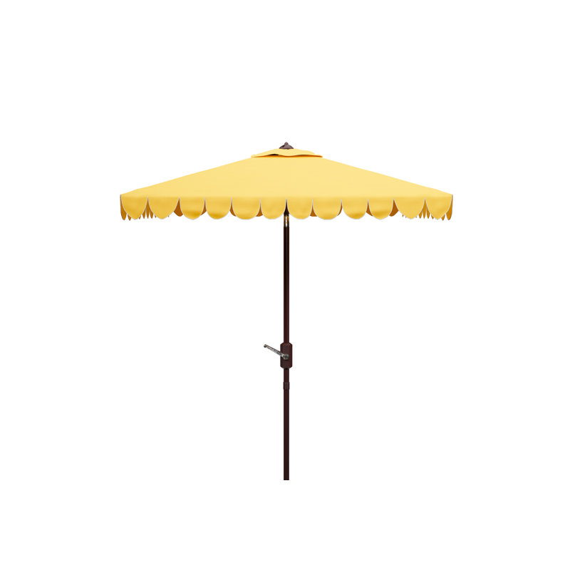 Parasol de plage 7,5 pi Teo, Jaune