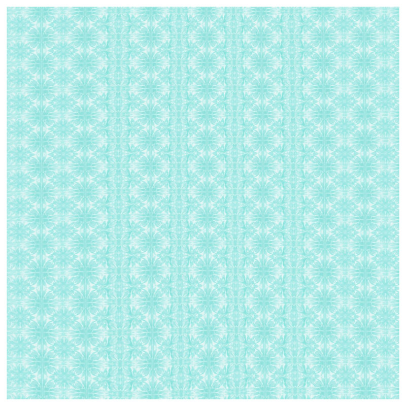 Housses de couette à motif floral turquoise, Twin